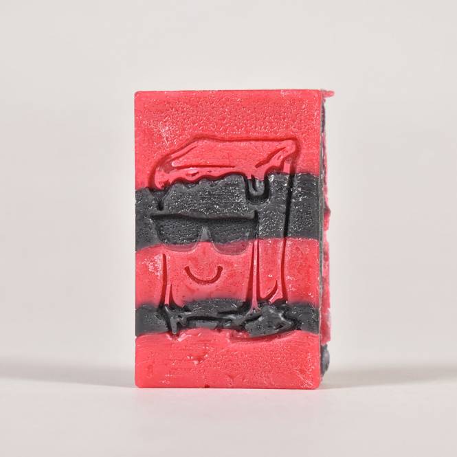 Sketti Butta Wax Dennis The Menace (Black/Red) Skateboard Wax - 2'' x 3''