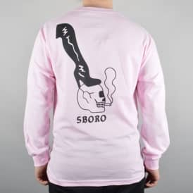 Skull & Heel Longsleeve T-Shirt - Pink