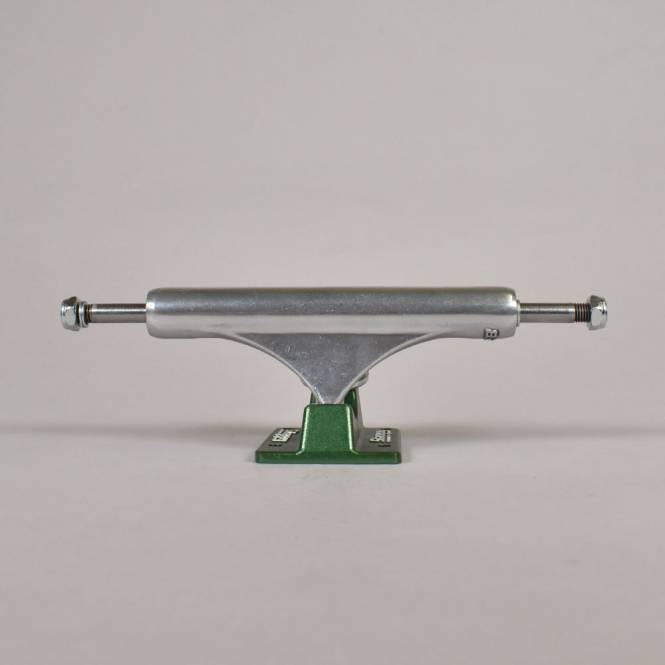 Slappy Trucks ST1 Hollow Lights (Polish/Green) Skateboard Trucks - 8.5