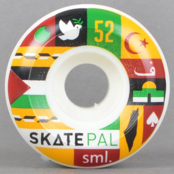 SML Wheels Skatepal Collab. V Cut Skateboard Wheels 52mm