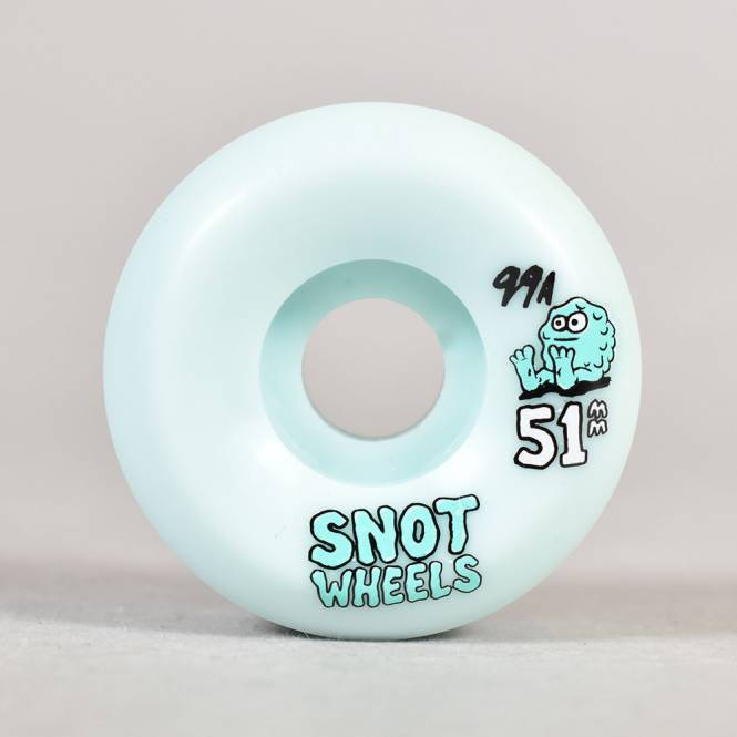 Snot Wheel Co. Team 99A Teal Skateboard Wheels 51mm