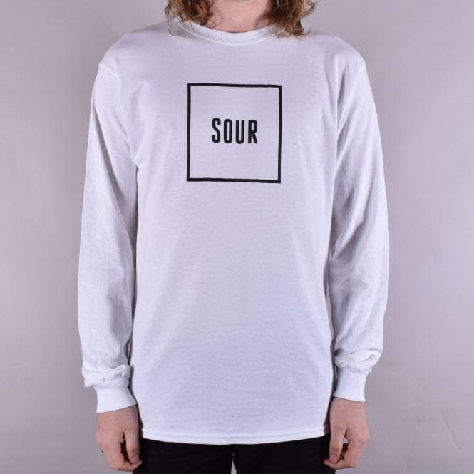 Sour Solution Skateboards Box Longsleeve T-Shirt - White