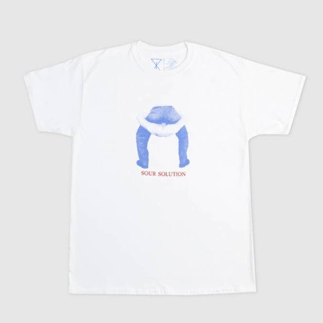 Sour Solution Skateboards Butthead Skate T-Shirt - White