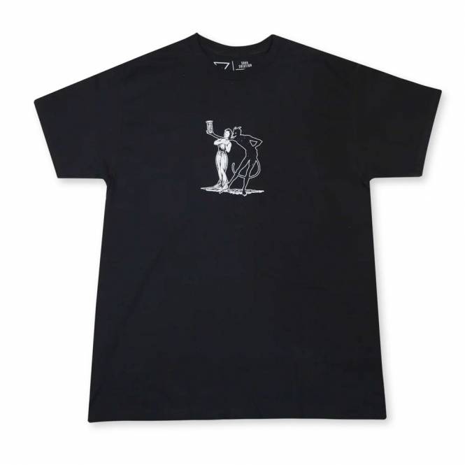 Sour Solution Skateboards Devil Skate T-Shirt - Black