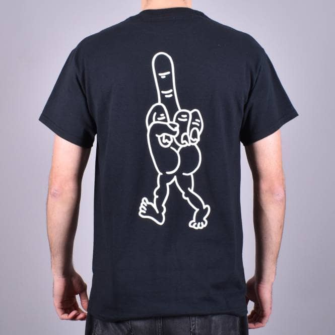 Sour Solution Skateboards Finger Skate T-Shirt - Black
