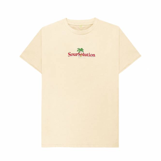 Sour Solution Skateboards Isla Skate T-Shirt - Sand