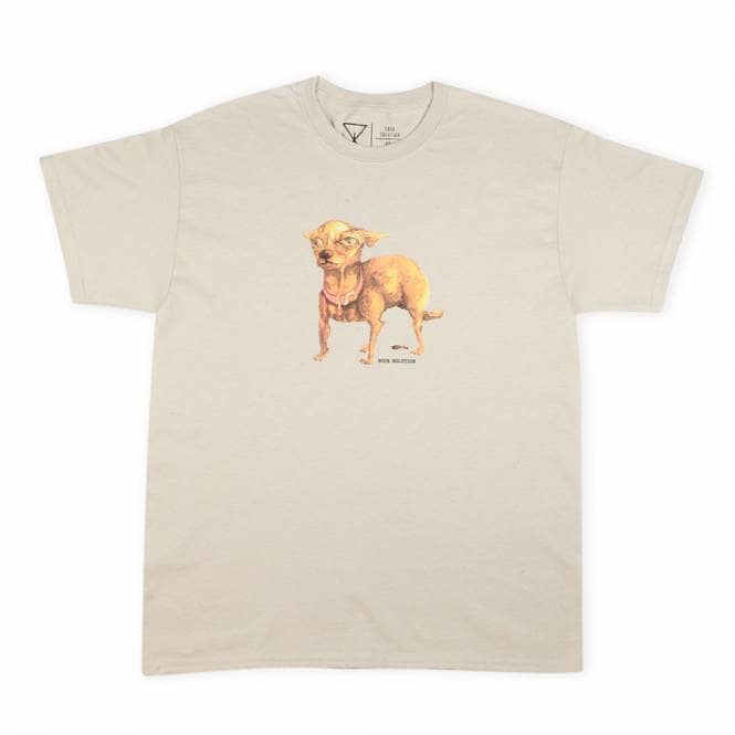 Sour Solution Skateboards Poochie Skate T-Shirt - Sand