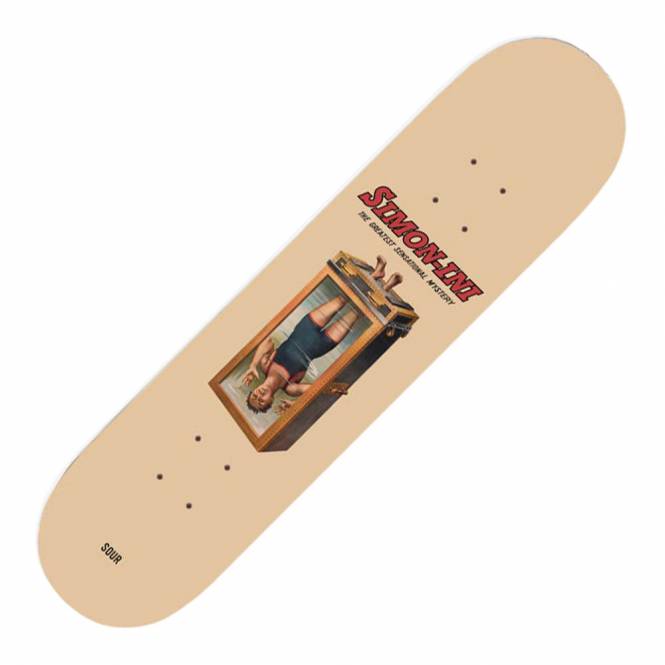 Sour Solution Skateboards Simon Houdini Skateboard Deck 8.25''