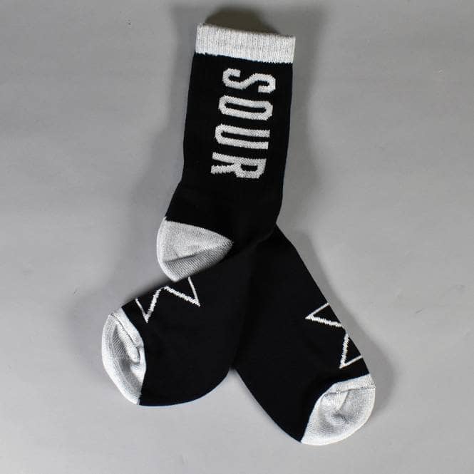 Sour Solution Skateboards Sour Socks - Black