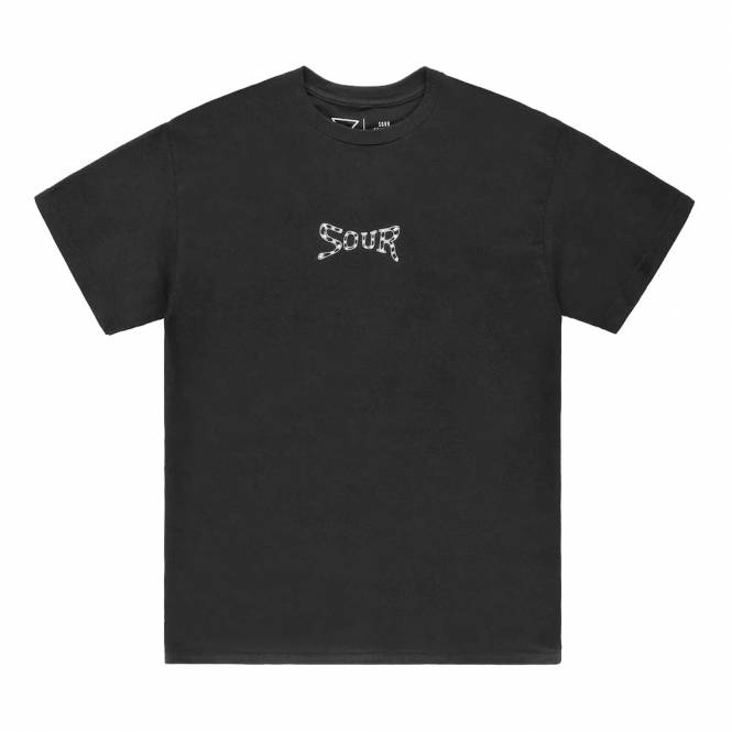 Sour Solution Skateboards Sourweb Skate T-Shirt - Black