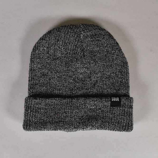 Sour Solution Skateboards Sweeper Beanie - Black