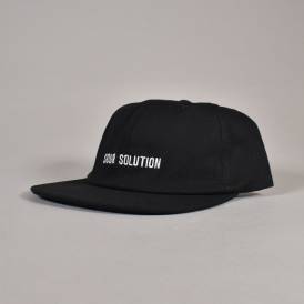Sour Solution' Snapback Cap - Blac