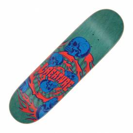 Spiral Skull Birch Skateboard Deck 8.53''