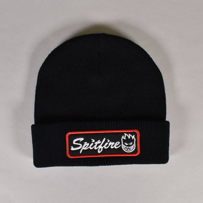 Spitfire Wheels Courier Patch Beanie - Black