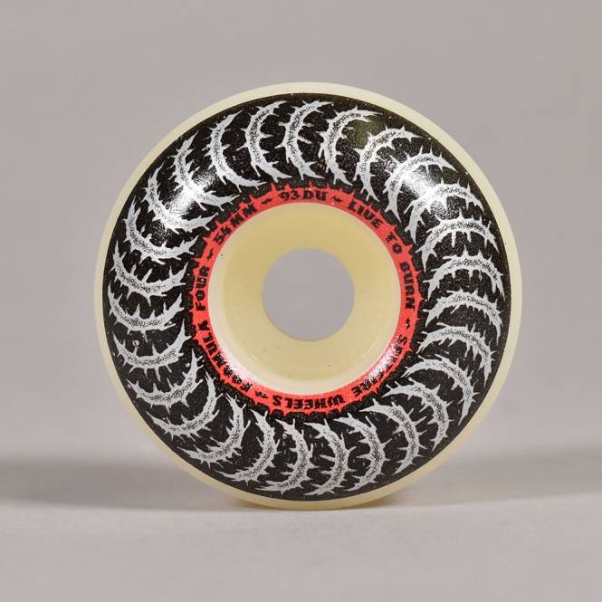 Spitfire Wheels Deathmask II F4 93A Classic (Natural) Skateboard Wheels 54mm