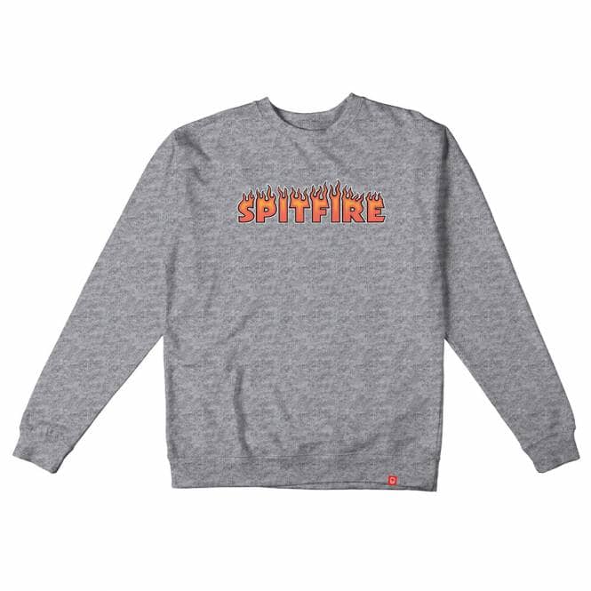 Spitfire Wheels Flash Fire Fleece - Grey Heather/Multi