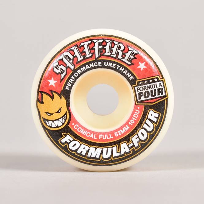 Spitfire Wheels Formula Four Conical Full 101D Skateboard Wheels 52mm
