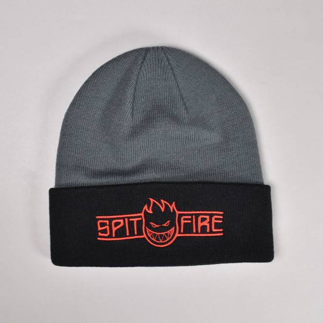Spitfire Wheels LTB Bighead Script Beanie - Charcoal/Black/Red