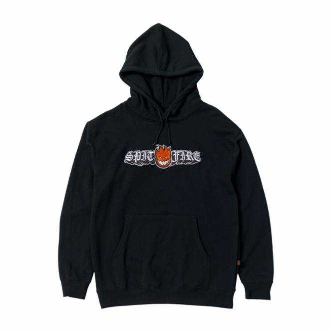 Spitfire Wheels Old E Drop Bighead Emb Hood - Black
