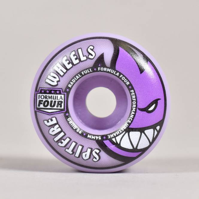 Spitfire Wheels Team Colors Formula Four 99D Radial Full (Lt. Purple) Skateboard Wheels 54mm