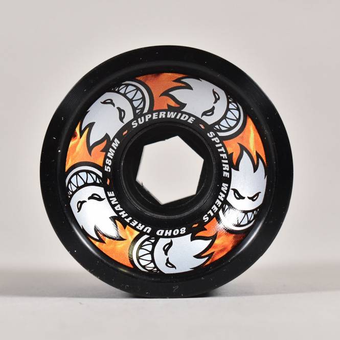 Spitfire Wheels Team Multiball 80HD Superwide (Black) Skateboard Wheels 58mm 