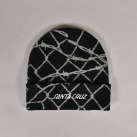 Spot Chain Beanie - Black