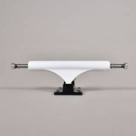 ST1 Classic (White/Black) 8 Hole Skateboard Trucks 9.0''