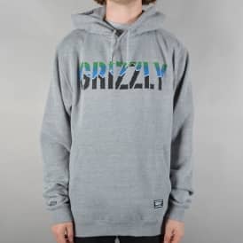Stamp Dawn Pullover Hoodie - Grey Heather