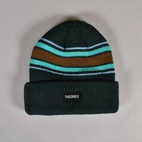 Theories of Atlantis Stamp Stripe Knit Beanie - Palm