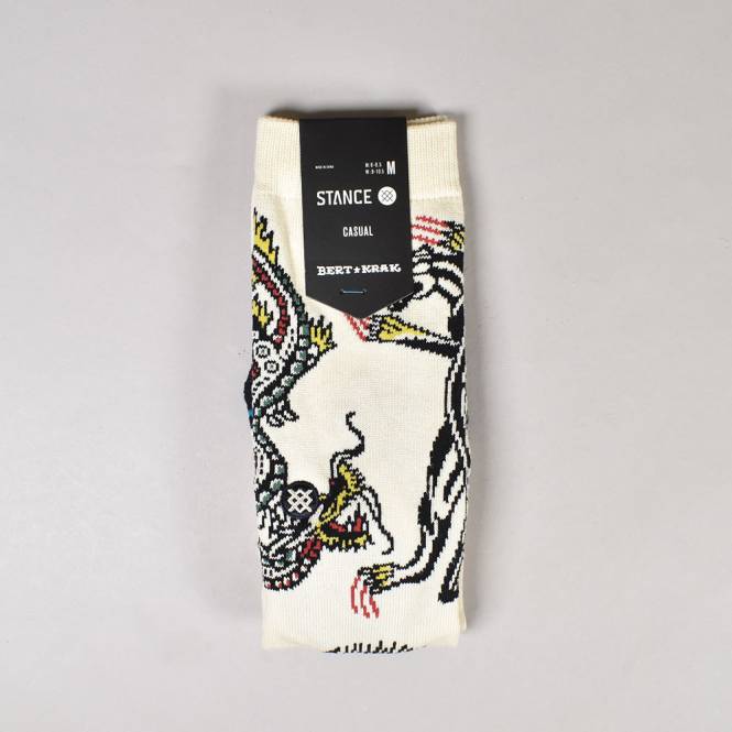 Stance Socks Battle Crew Socks - Cream