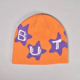 Stars Skully Beanie - Orange