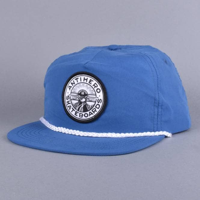 Antihero Skateboards Stay Ready Snapback Cap - Blue - SKATE