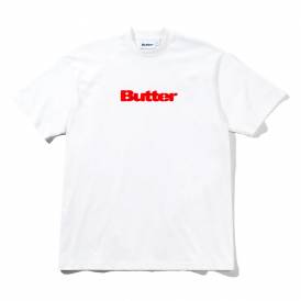 Stencil Logo Skate T-Shirt - White