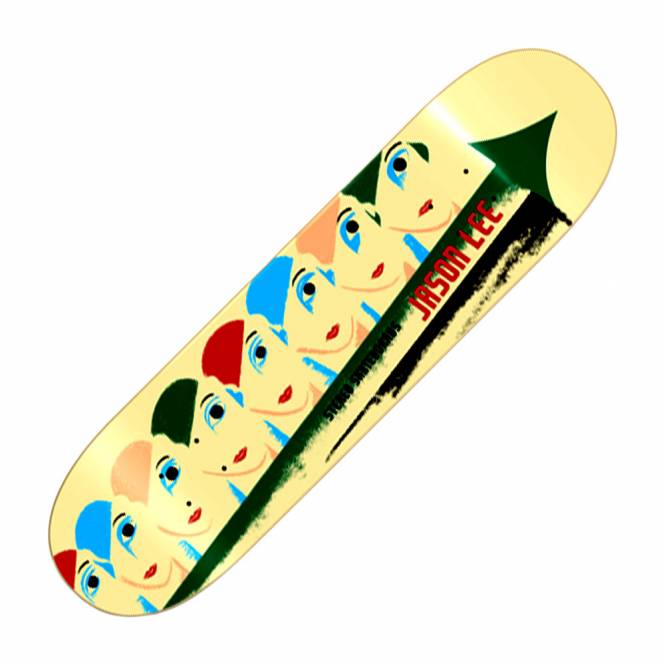 Stereo Skateboards Jason Lee Faces Skateboard Deck 8.25''