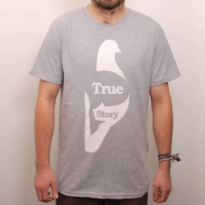 Story Clothing Story True Skate T-Shirt Heather Grey