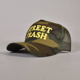 Street Trash Snapback Trucker Cap - Camo