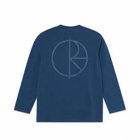 Stroke Logo Steve Longsleeve T-Shirt - Space Blue