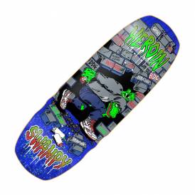 Swampy Stomp (Blue Stain) Skateboard Deck 10.5''
