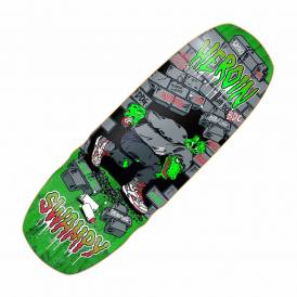 Swampy Stomp (Green Stain) Skateboard Deck 10.5''