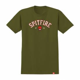 Team Bighead Skate T-Shirt - Military Green/Red/Black/White