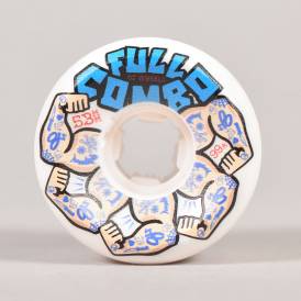 Team Elite Full Combo 99A (White) Skateboard Wheels 53mm