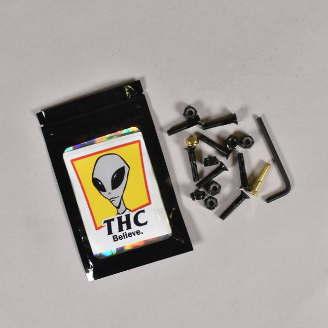 The Hardware Company Alien Skateboard Bolts 1'' Allen