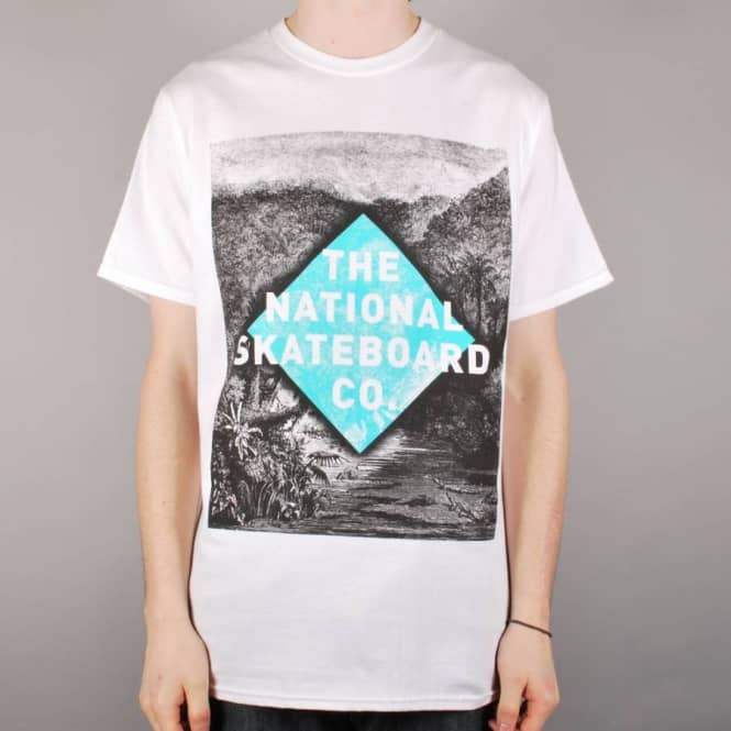 The National Skateboard Co. The National Skateboard Co. Croc T-Shirt - White