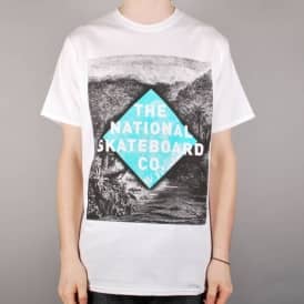 The National Skateboard Co. Croc T-Shirt - White