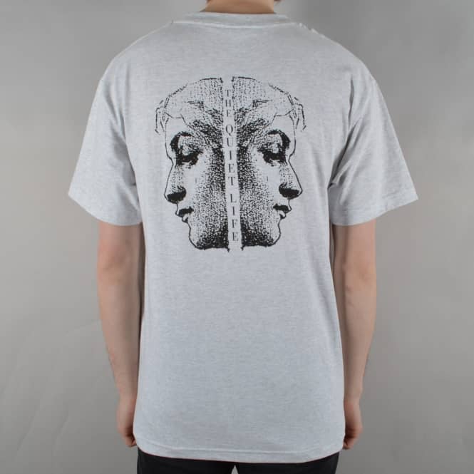 The Quiet Life Face Off T-Shirt - Ash Heather Grey