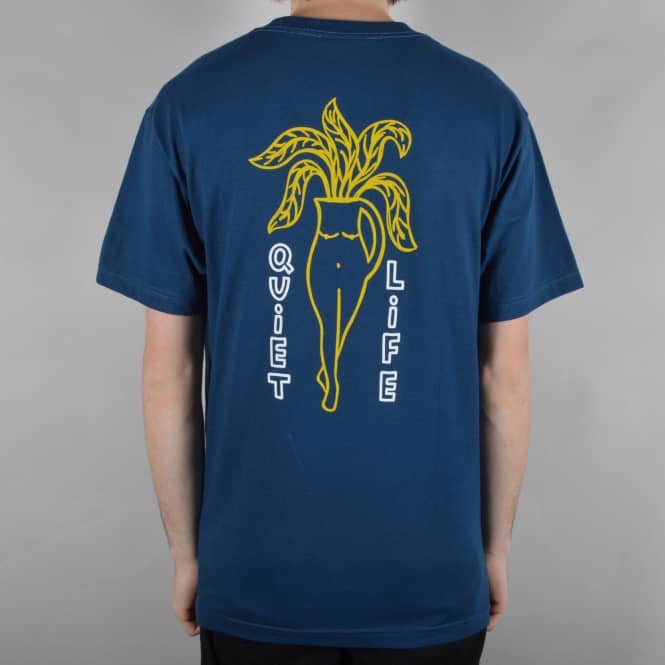 The Quiet Life Plant Life T-Shirt - Harbour Blue