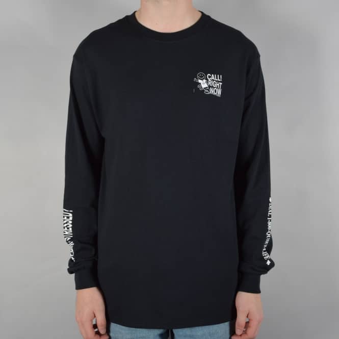 The Quiet Life Stressed Out Longsleeve T-Shirt - Black