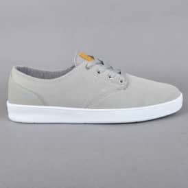 The Romero Laced Skate Shoes - Grey/White/Gum