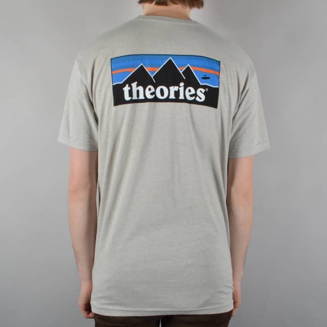 Theories of Atlantis Peaks Skate T-Shirt - Silk Grey