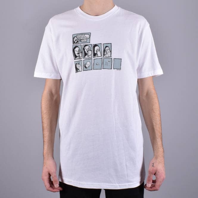 Theories of Atlantis Trippy Skate T-Shirt - White